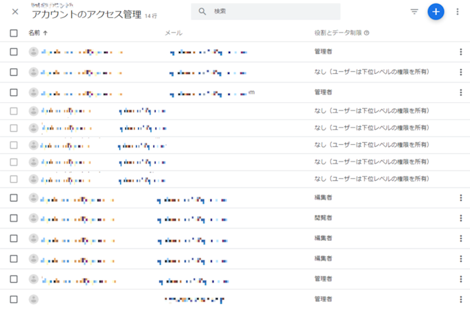 GA4の権限の確認方法④